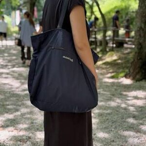 Montbell Japan black Pocketable Light Tote in size L